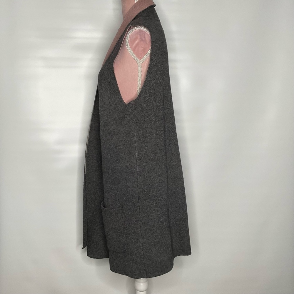 Gray Women's Vest - Picture 7 of 8
